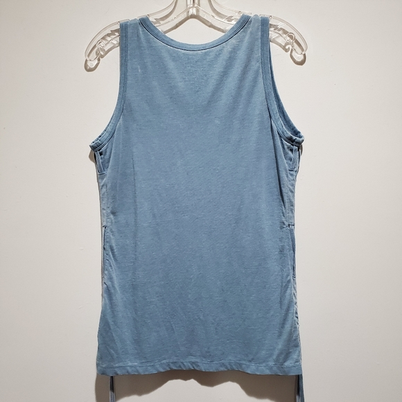 Time And Tru Blue Sleeveless Tank Top Size S - Picture 4 of 6